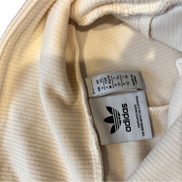 Womens Addidas Eco Adicolor Ski Chic Flared Ribbed Leggings Size XS - Picture 2 of 2